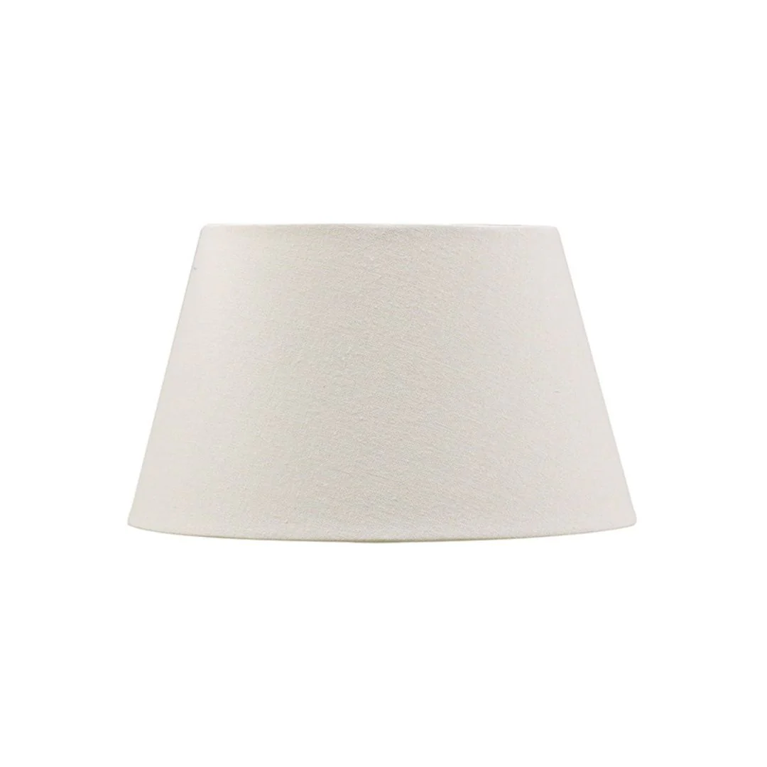 Ivory Tapered Lampshade - 26cm