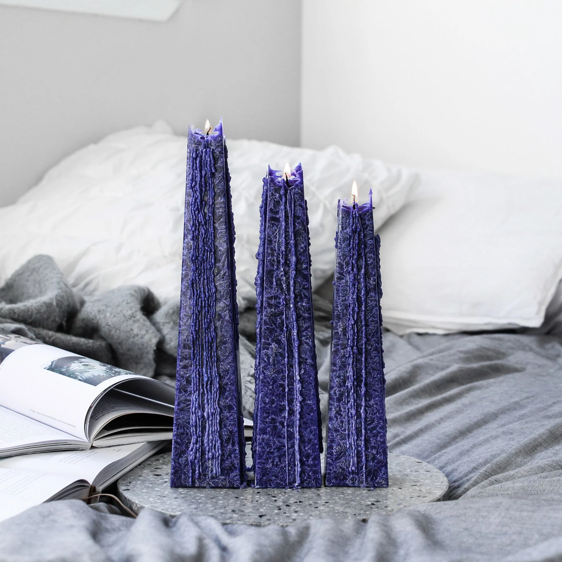 Icicle Candle: Night Bloom - Medium - Image 2