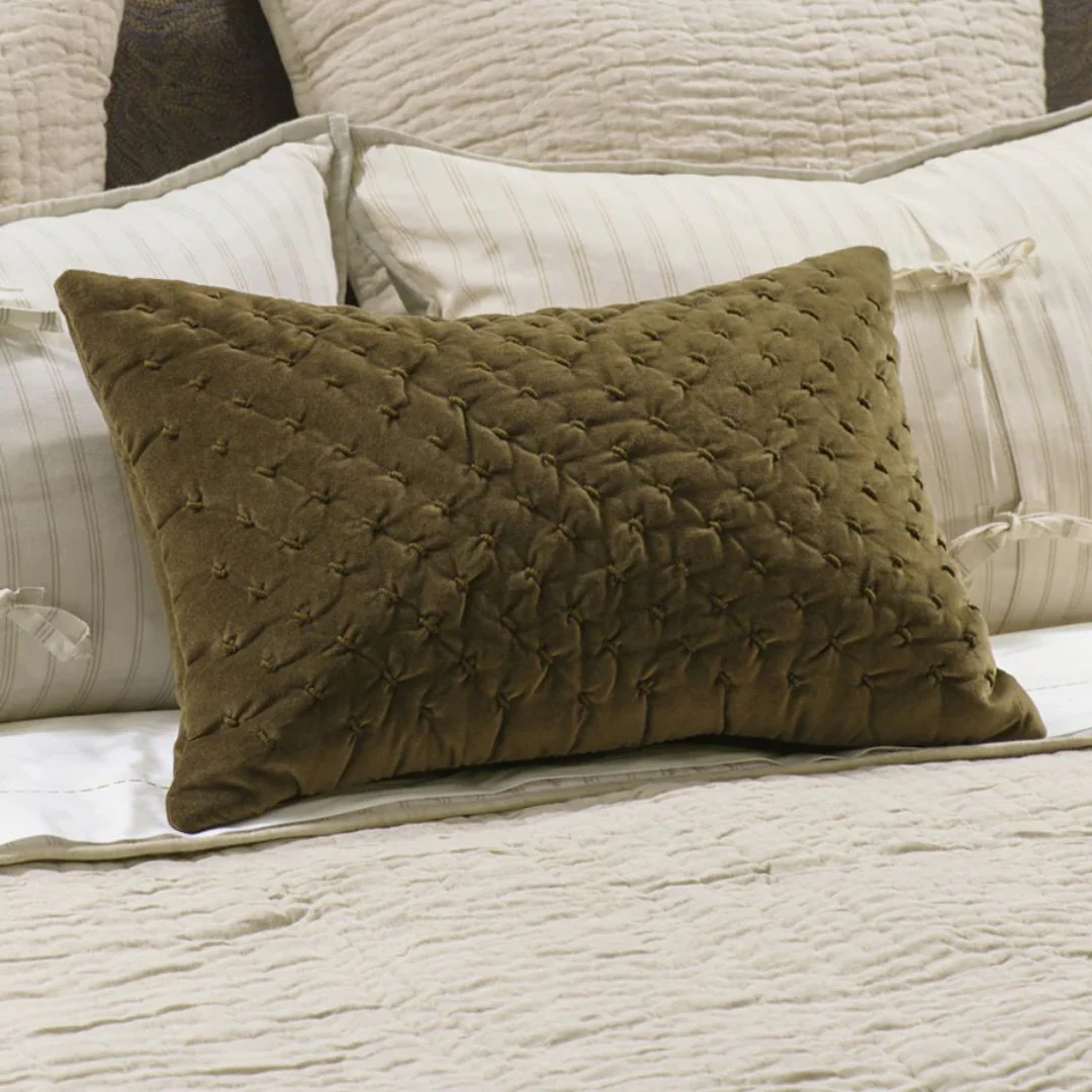 Mica Deep Moss Cushion - 60x40
