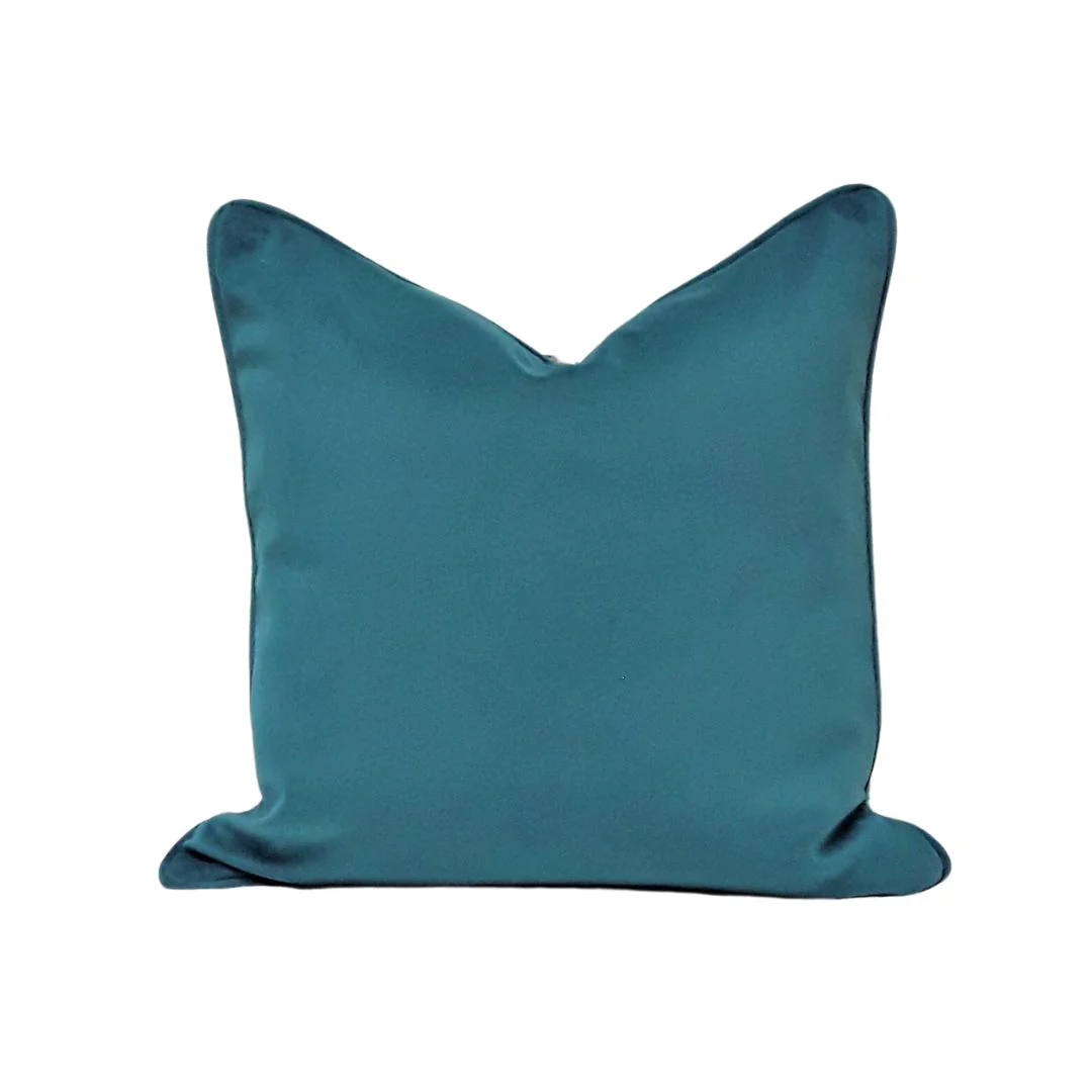 Kiana Teal/Novara Jungle Piped Cushion - 50x50 - Image 2