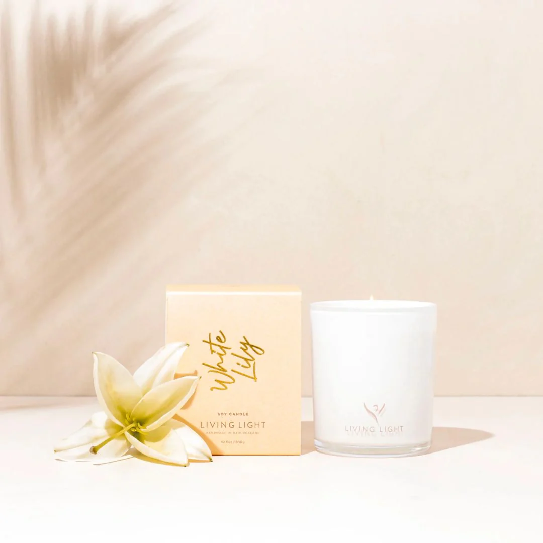 Soy Large Candle: White Lily - Image 2