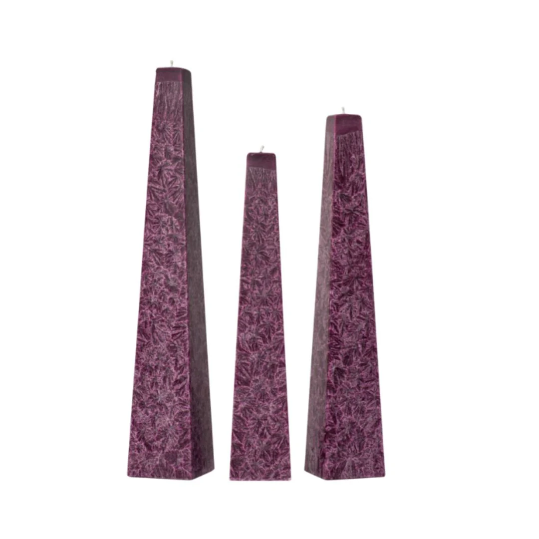 Icicle Candle: Wild Plum - Large