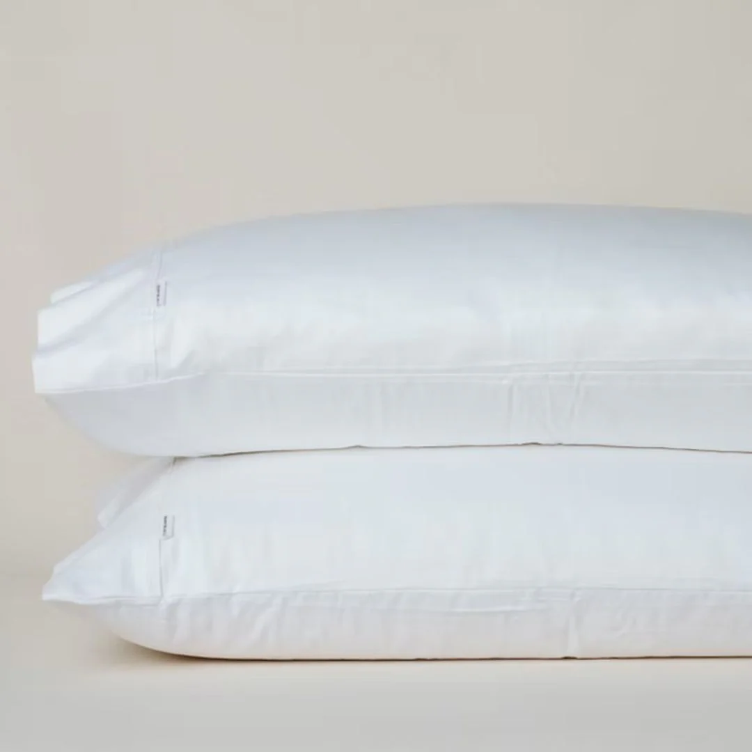 610TC Lux Lodge Pillowcase in Pair: Cream