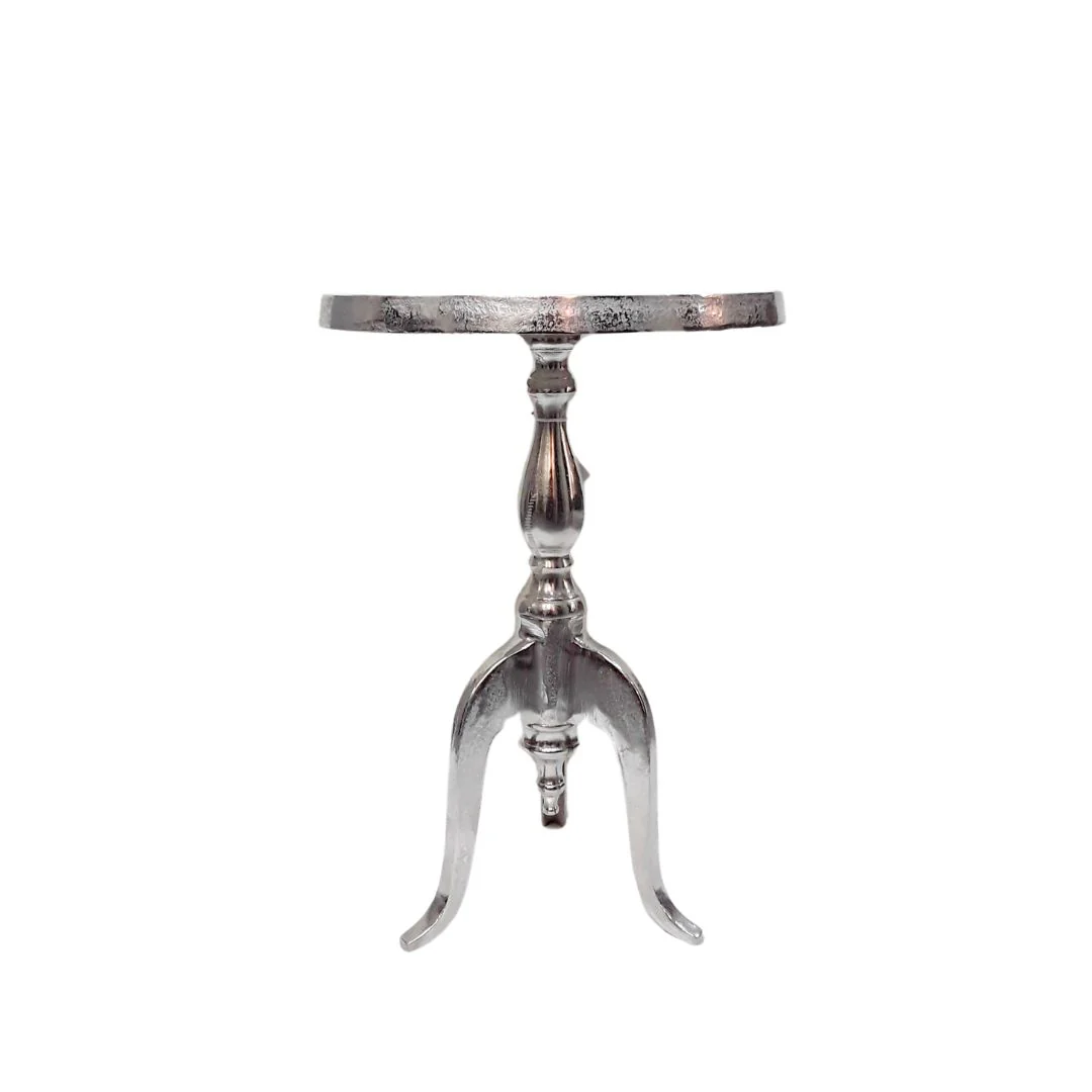 Raw Nickel Round Table - Dia.45xH57 - Image 2
