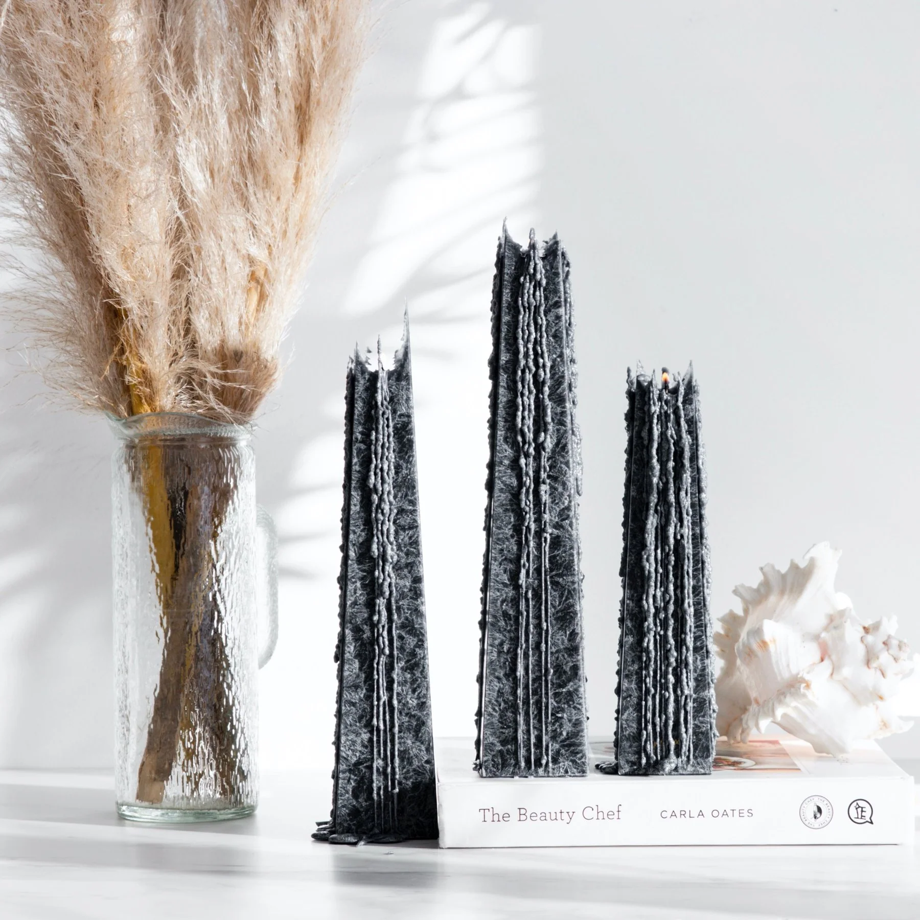 Icicle Candle: Sandalwood - Small - Image 2