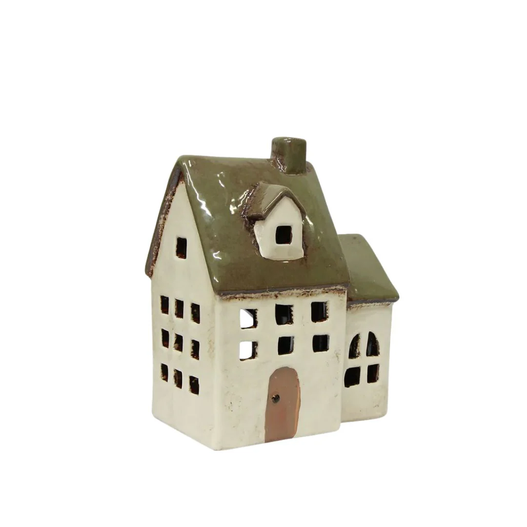 Alsace Tea Light Chapel: Olive Green