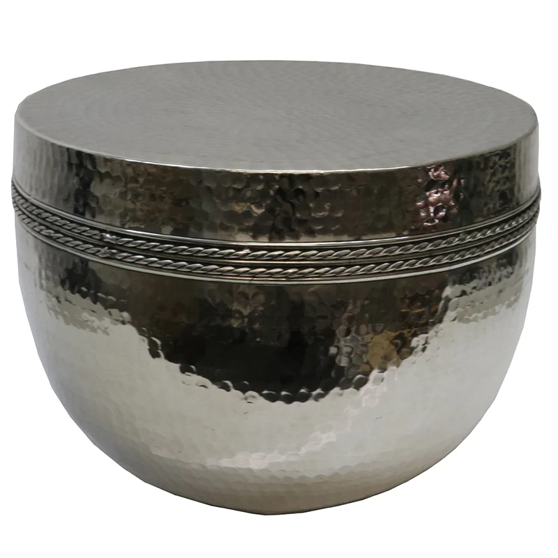 Aluminium Rope Coffee Table - Silver