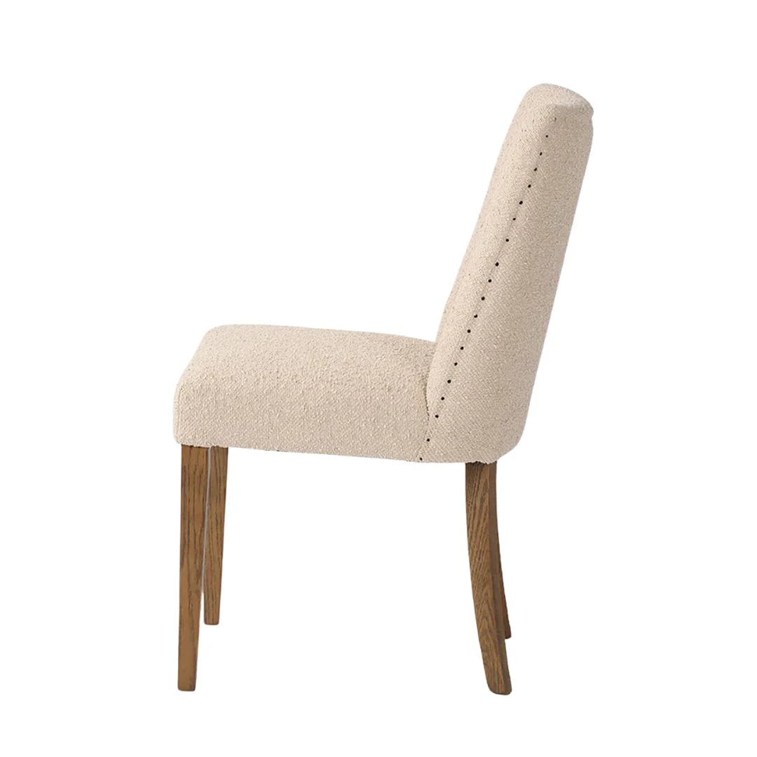 Bastide Chair in Latte Boucle - Image 2