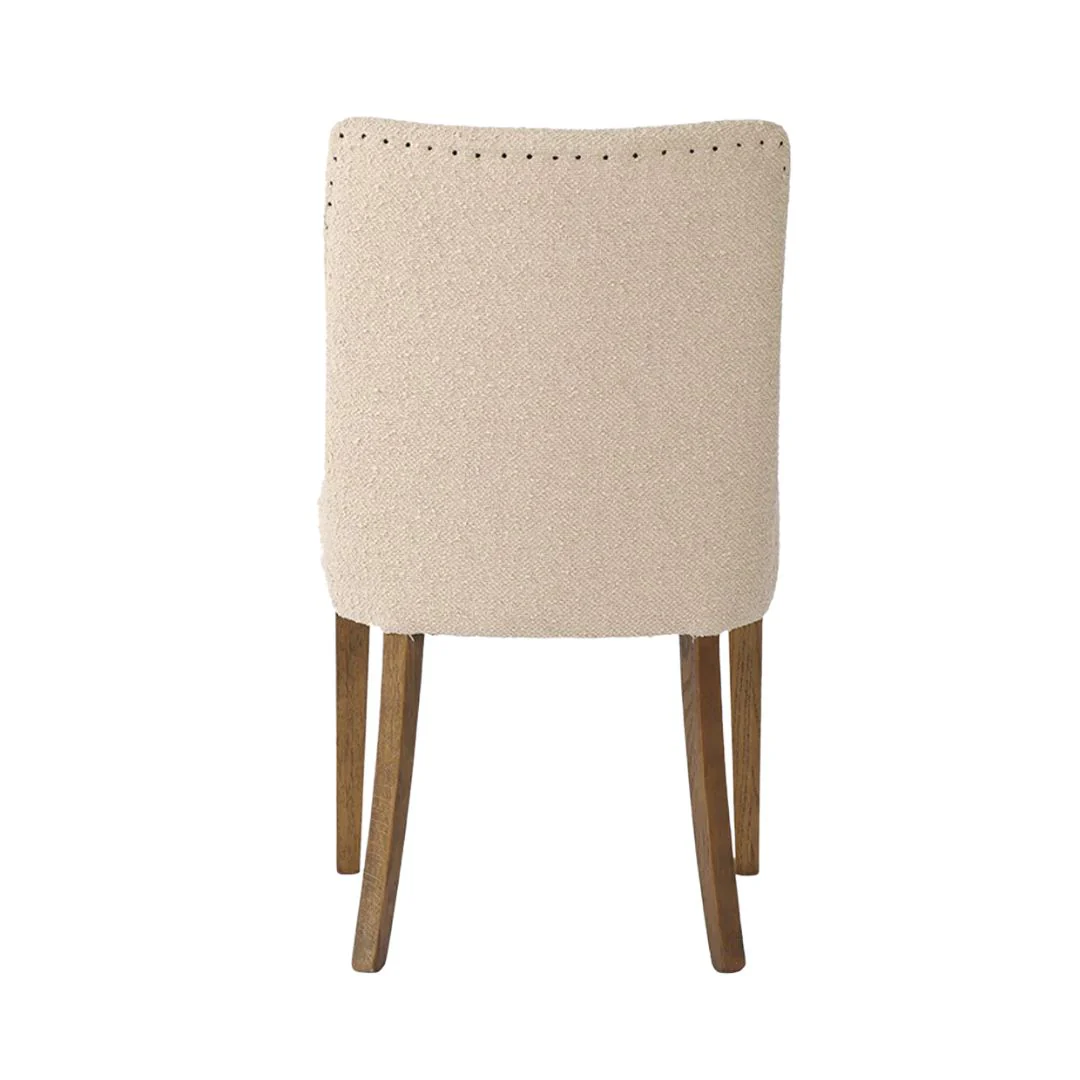 Bastide Chair in Latte Boucle - Image 3