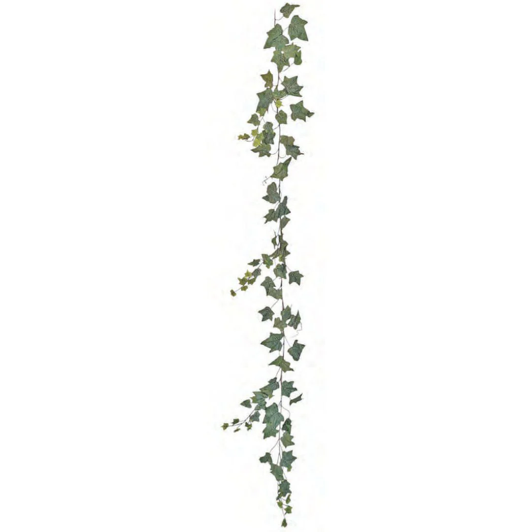 Garland: Large Leaf Ivy - Frosted Green