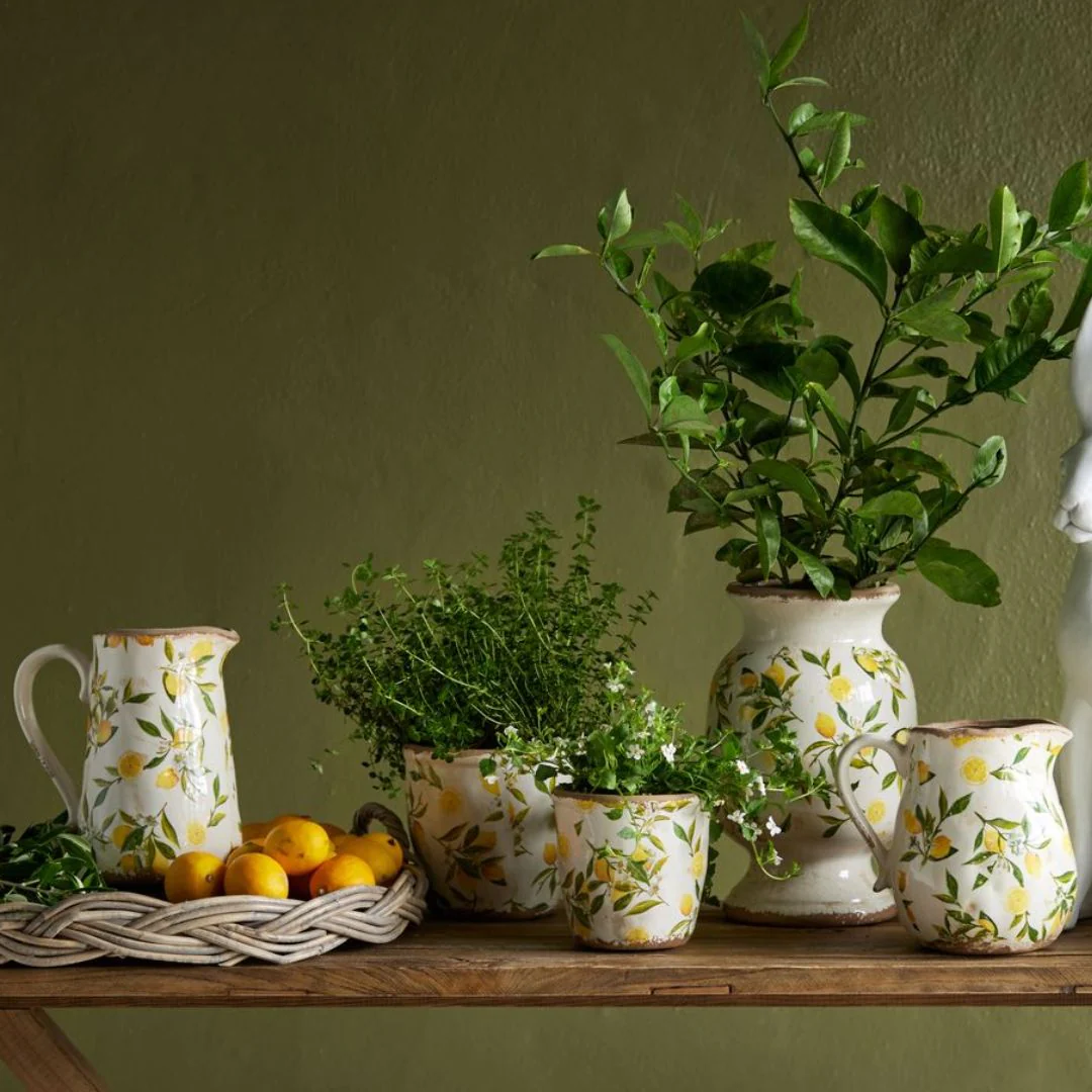 Botanical Lemon Jug - Short - Image 3