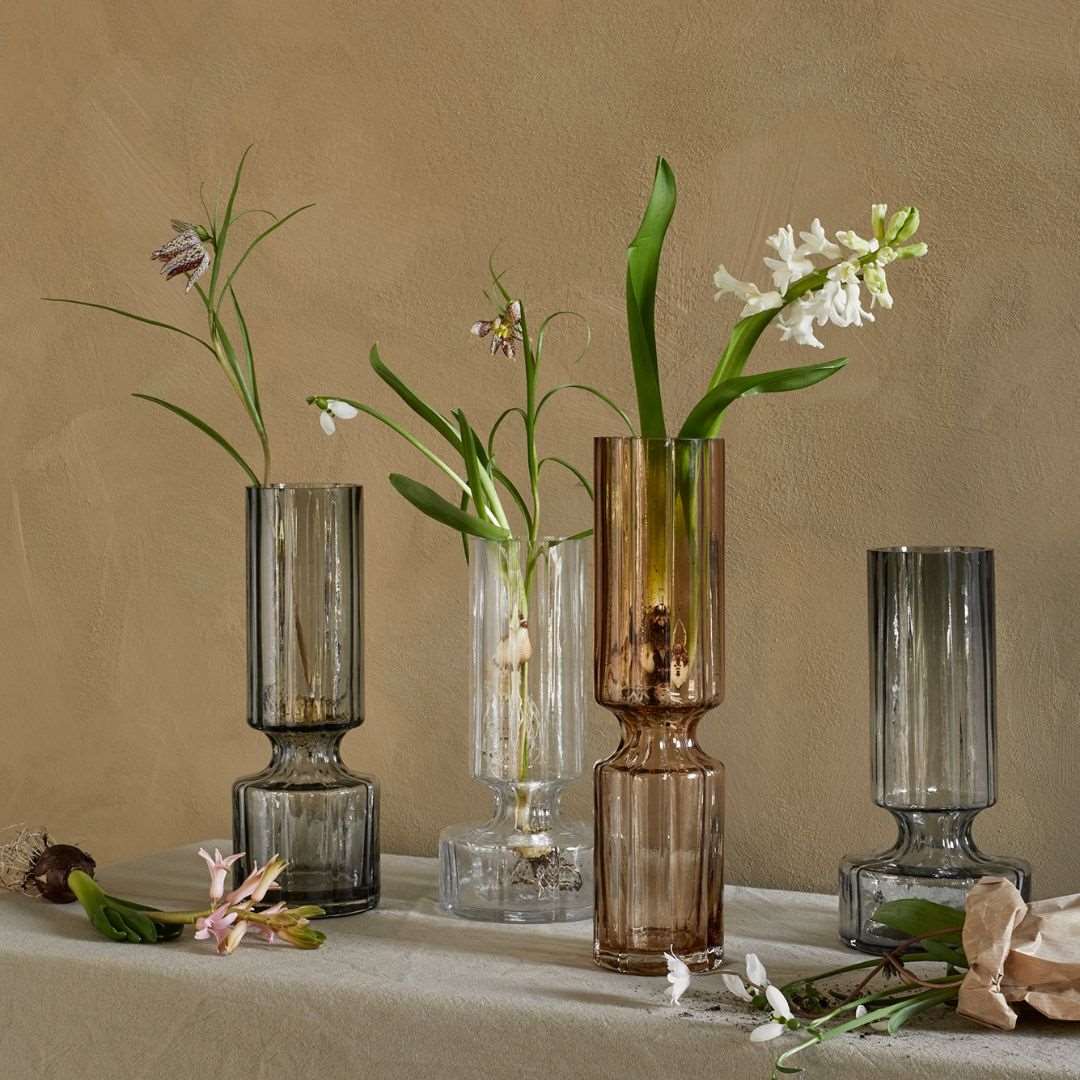 Broste Vase Hyacinth Smoked Pearl - Medium - Image 2