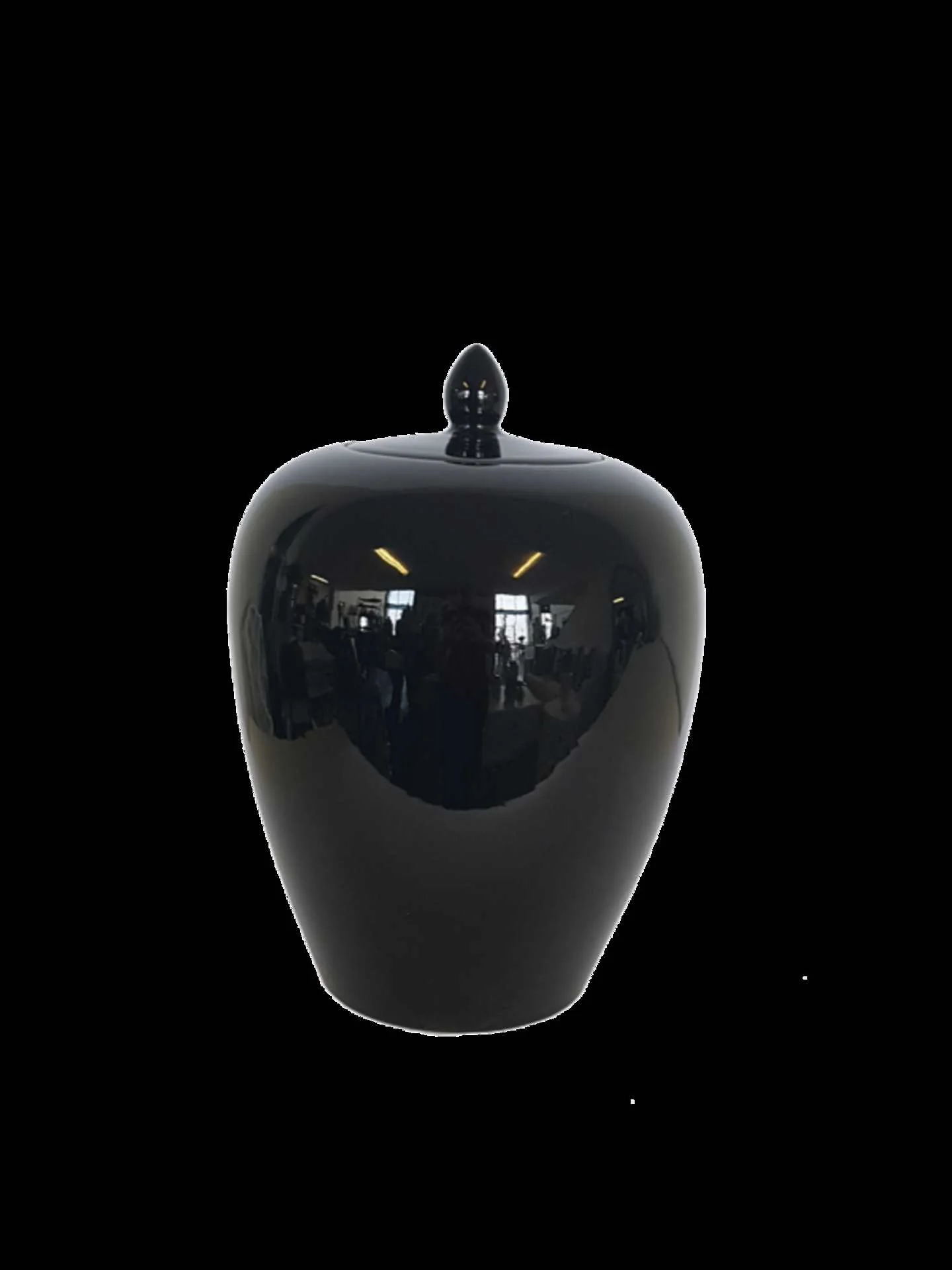 Black Pot with Lid - Small