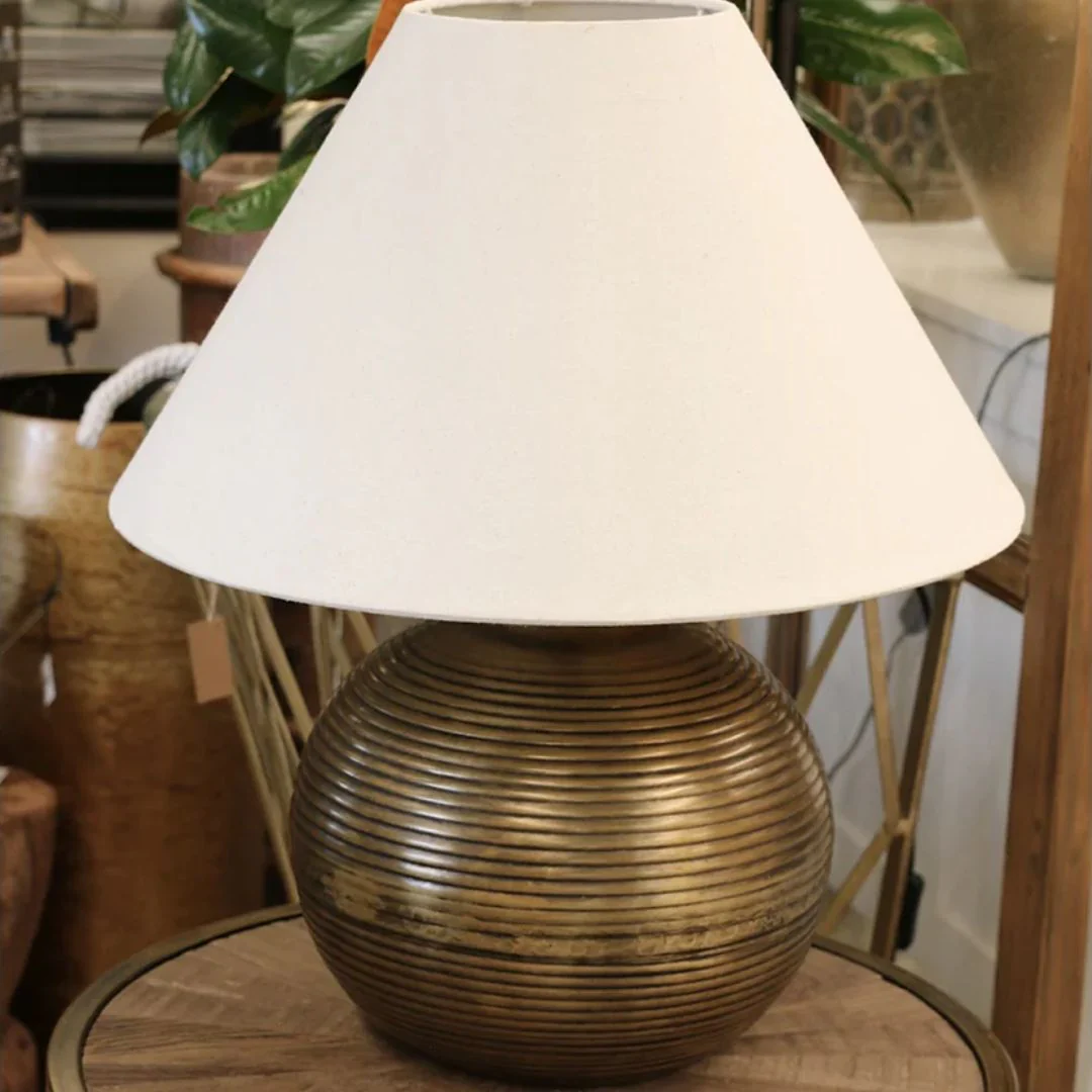 Calypso Lampbase in Dark Antique Brass Finish - Image 3