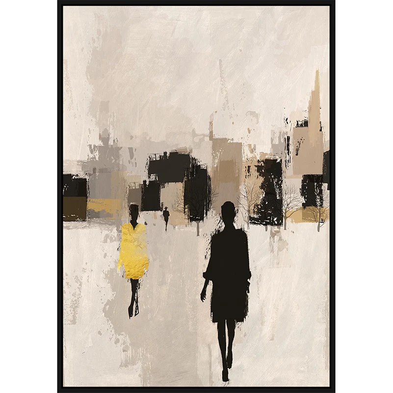 Canvas Art 9 Gold/Black
