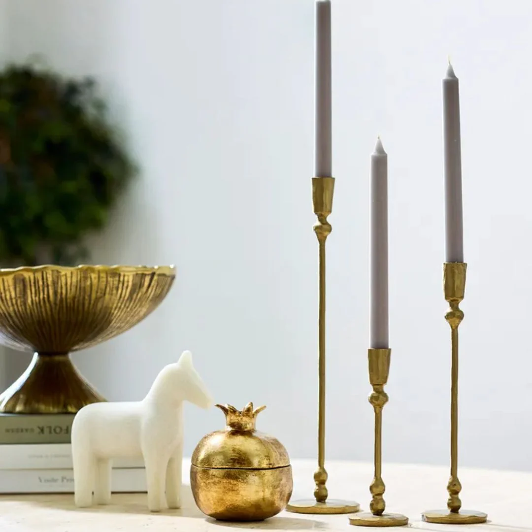 Eddie Gold Candleholder - Small - Image 2
