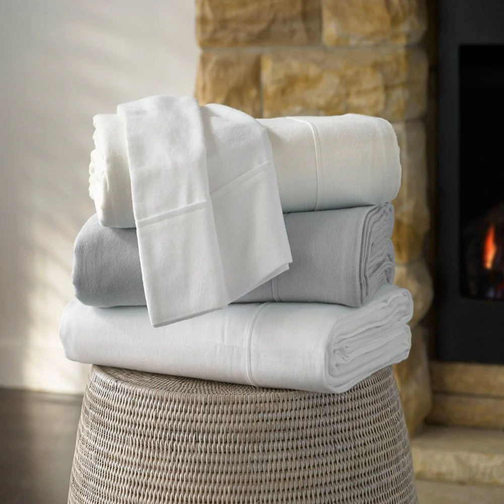 Flannelette Standard Pillowcase in Pair