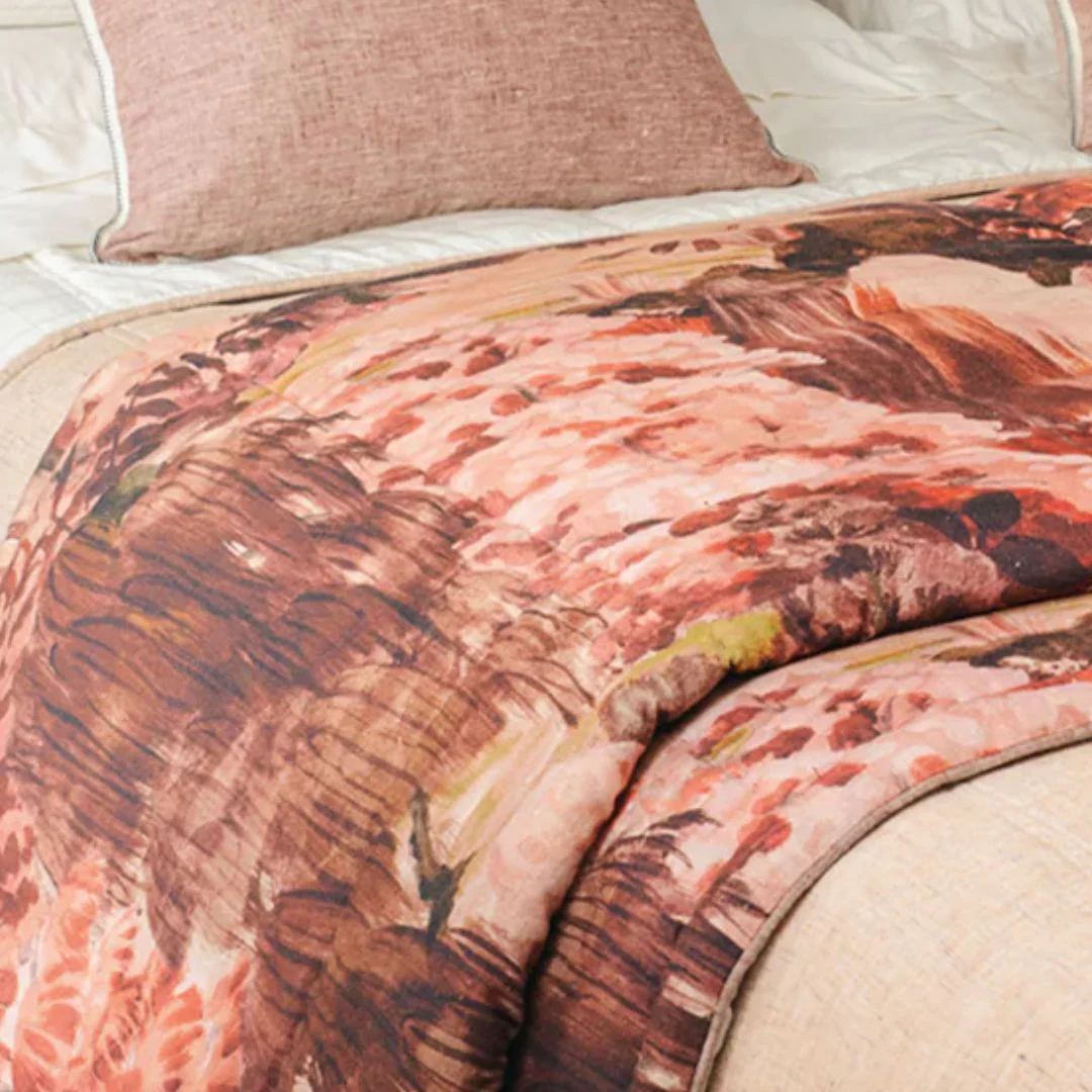 Floresta Merlot Comforter - 240x200