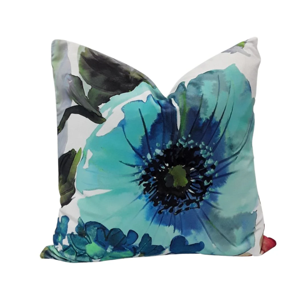 Gardenia Poppy/ Mystere Snow 55x55 - Image 10