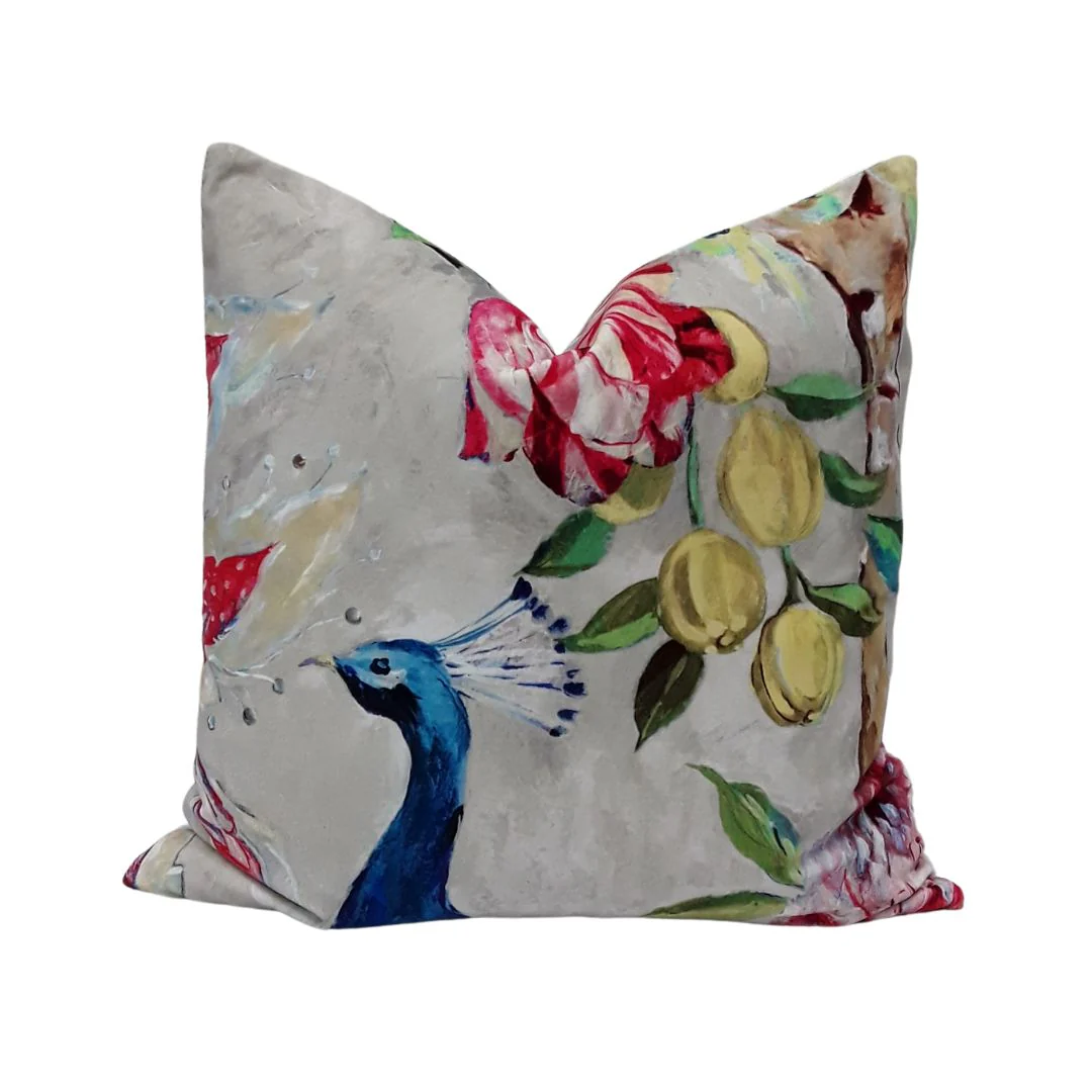 Hampton Court Jewel/Mystere Snow Cushion - 55x55 - Image 3
