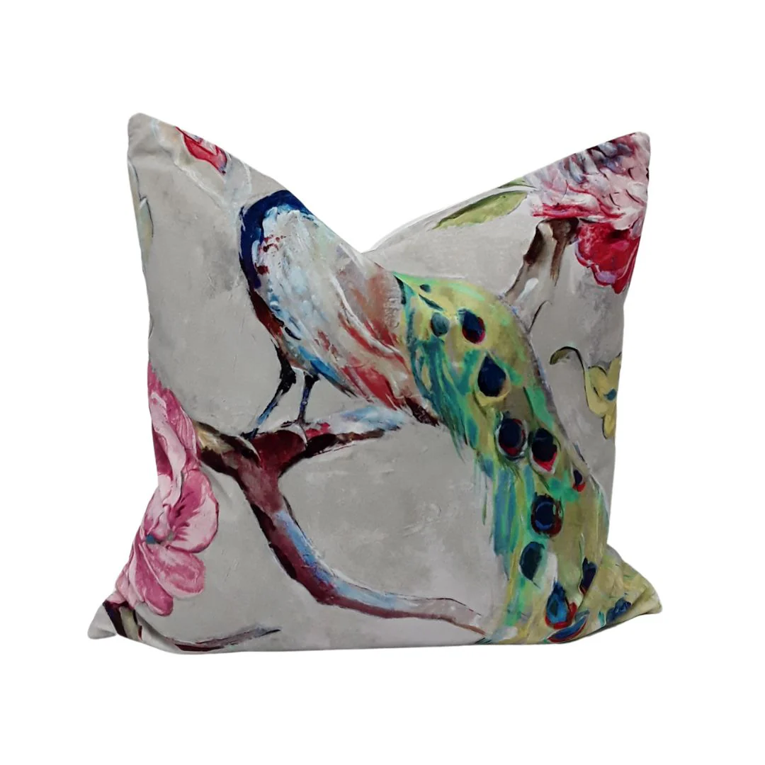 Hampton Court Jewel/Mystere Snow Cushion - 55x55 - Image 4