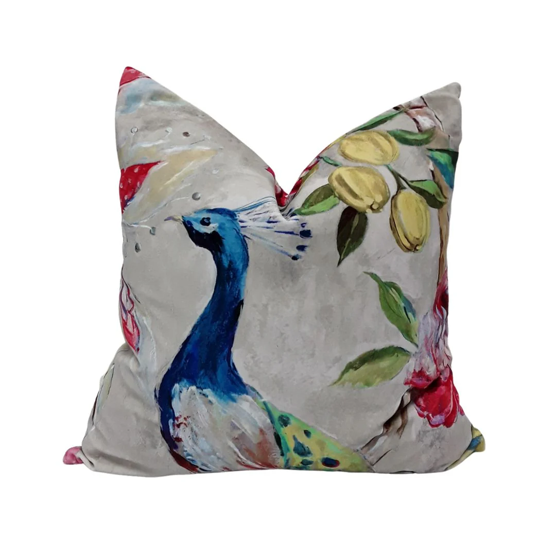 Hampton Court Jewel/Mystere Snow Cushion - 55x55 - Image 5