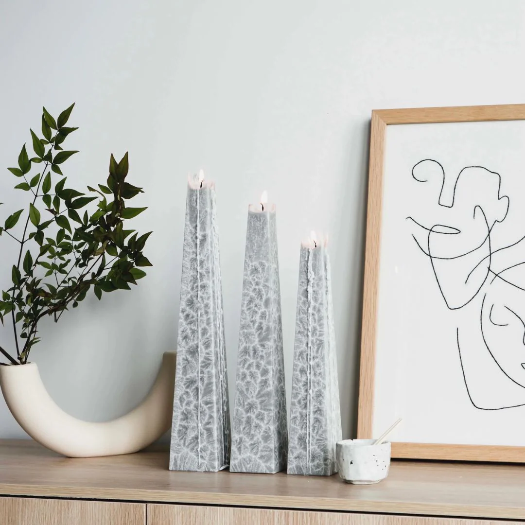 Icicle Candle: Black Iris - Small - Image 2