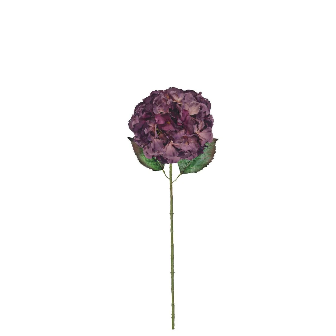 Large Ball Hydrangea - Eggplant - Image 2