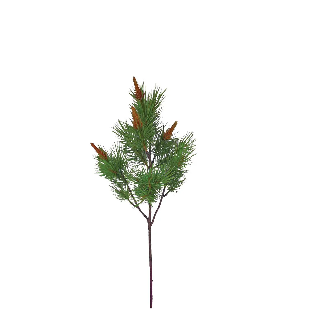 Budding Pinecone Branch: Green - Large - Image 2