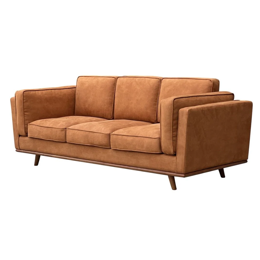London Brutus Caramello 3 Seat Sofa - Image 2