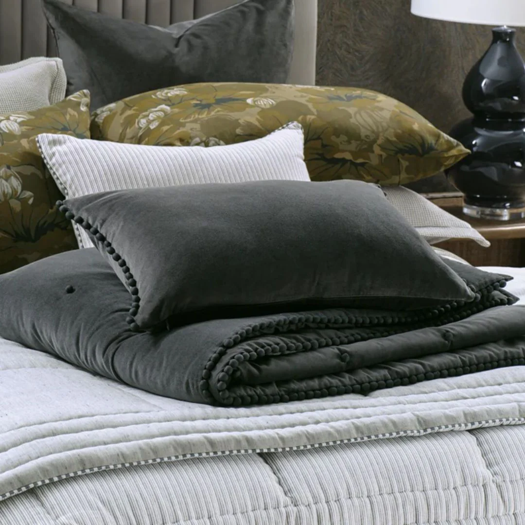 Mateo Graphite Comforter - 240x150 - Image 2