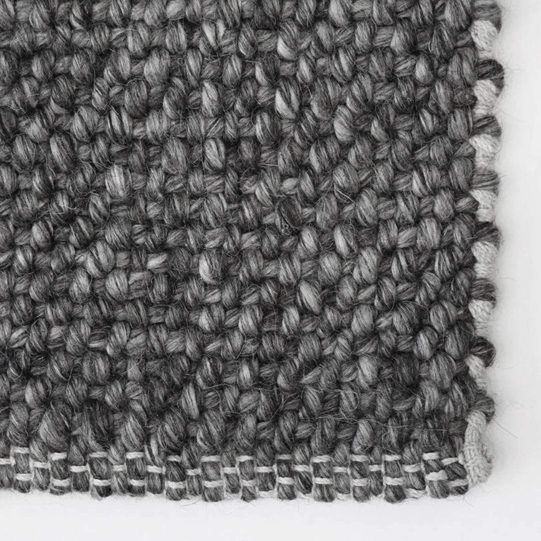 Nebraska Floor Rug: Charcoal - 160x230 - Image 2