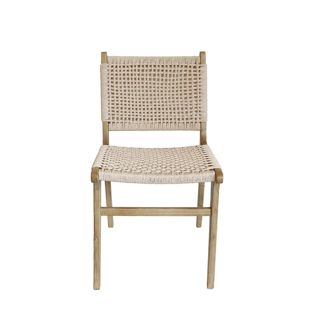 Palma Chair with Woven Sandstone Loom - Image 2