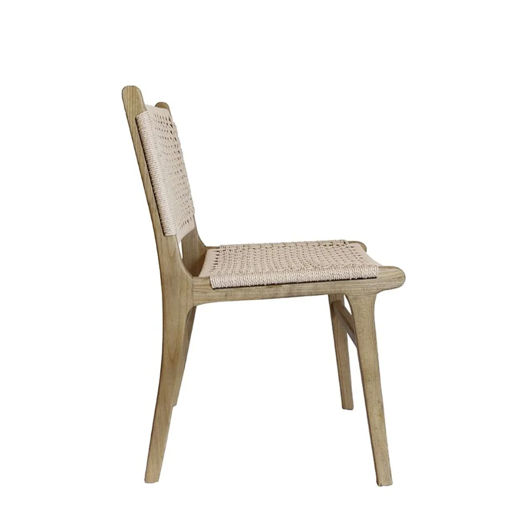 Palma Chair with Woven Sandstone Loom - Image 3