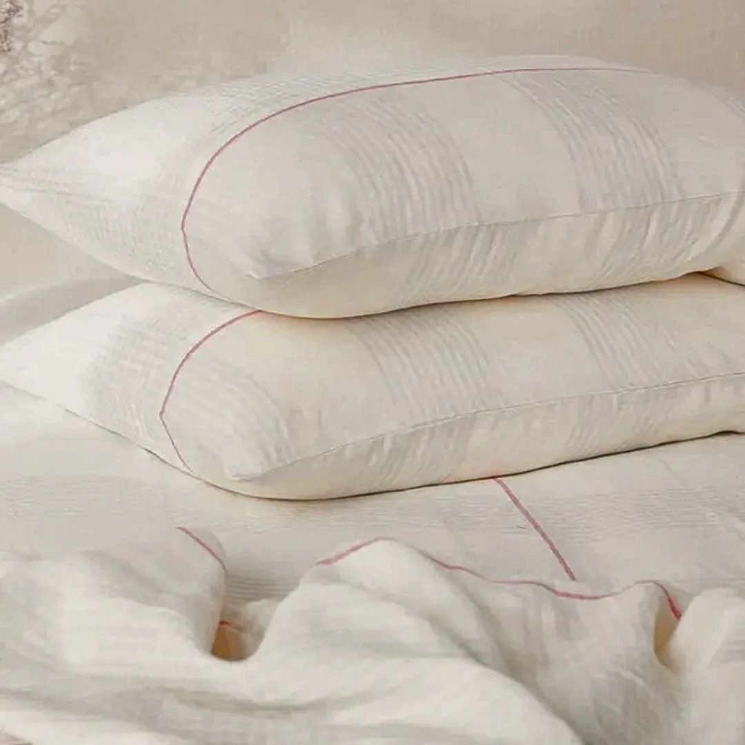Pure Linen Duvet Cover Set with 2 Pillowcases: Maeve - Queen - Image 3