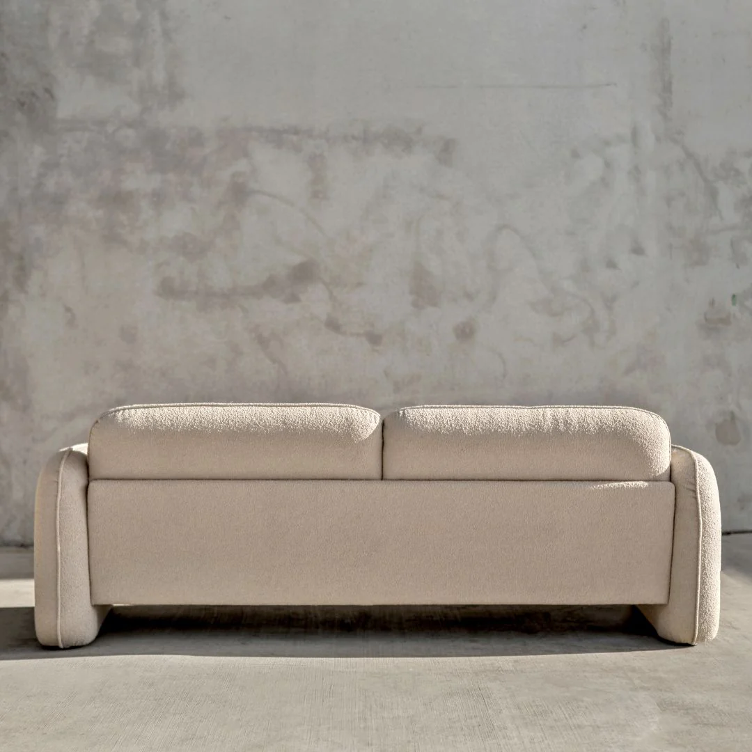 Sean Oatmeal Couch - 3 seater - Image 3