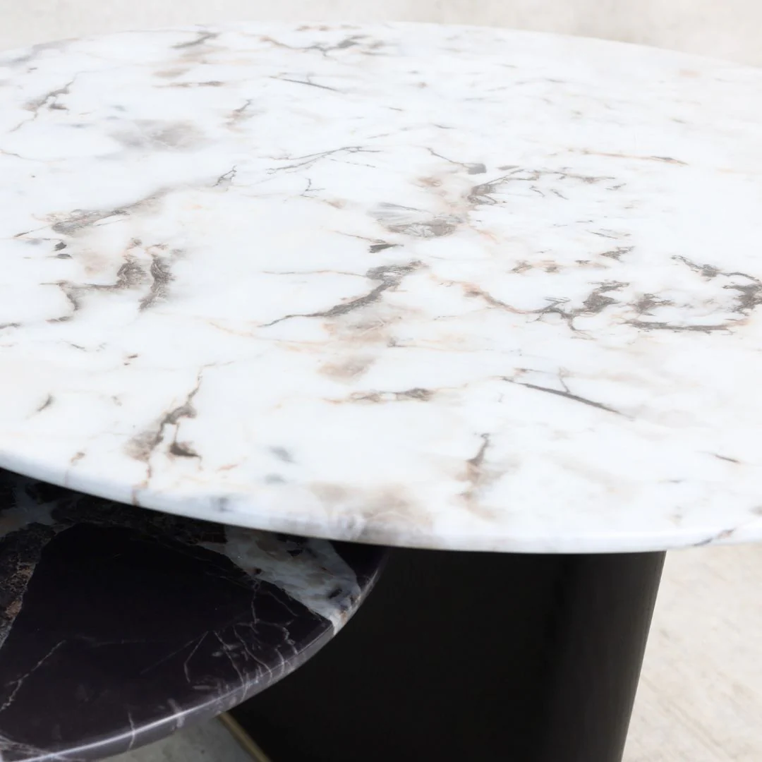 Sienna Marble Top Coffee Table - Large - Image 2