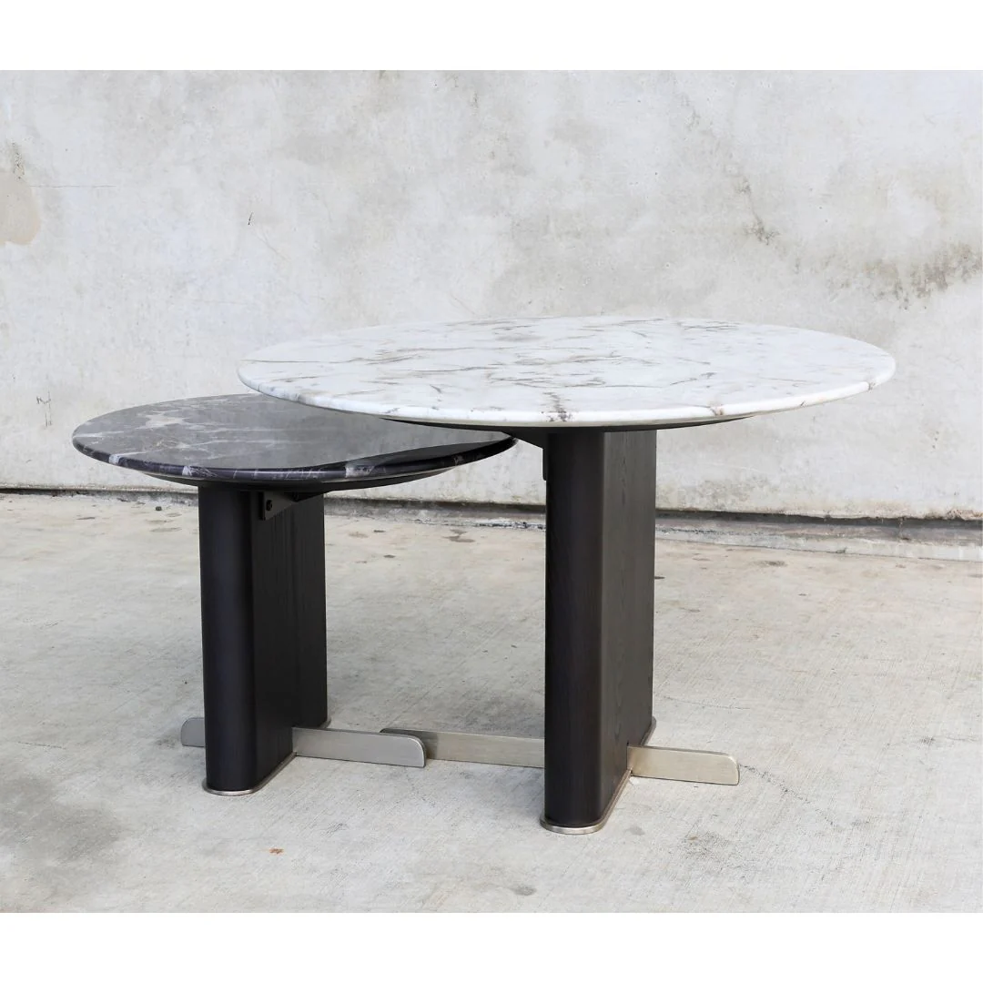 Sienna Marble Top Coffee Table - Large - Image 4