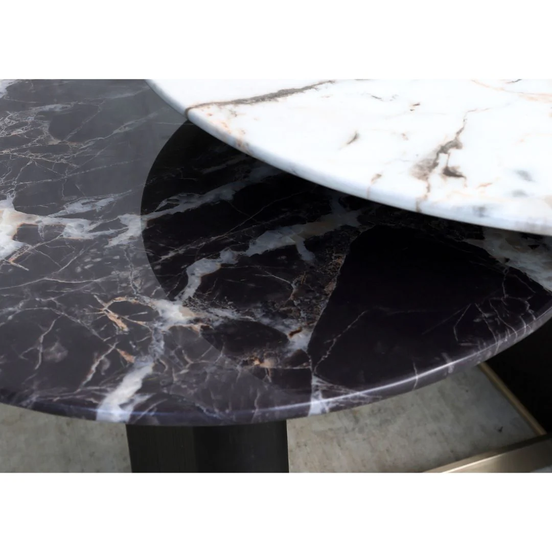 Sienna Marble Top Coffee Table - Small - Image 2