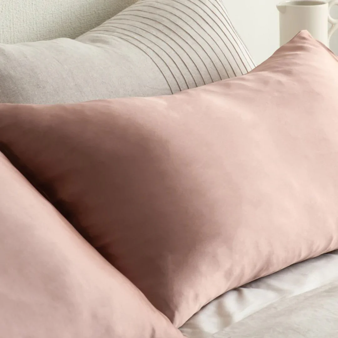 Silk Pillowcase - Antique Rose