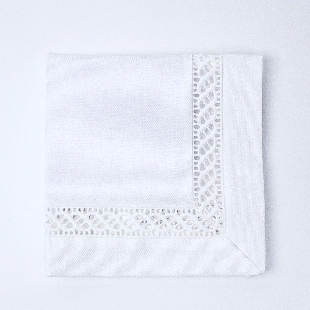 Sintra White Napkins - 40x40