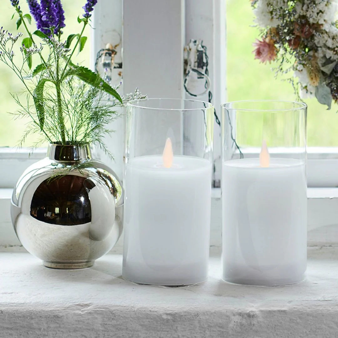 Sirius Ivy Glass Candle Mini Clear - Set of 2 - Image 2