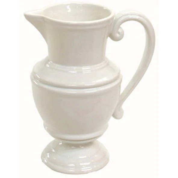 Small White Pitcher