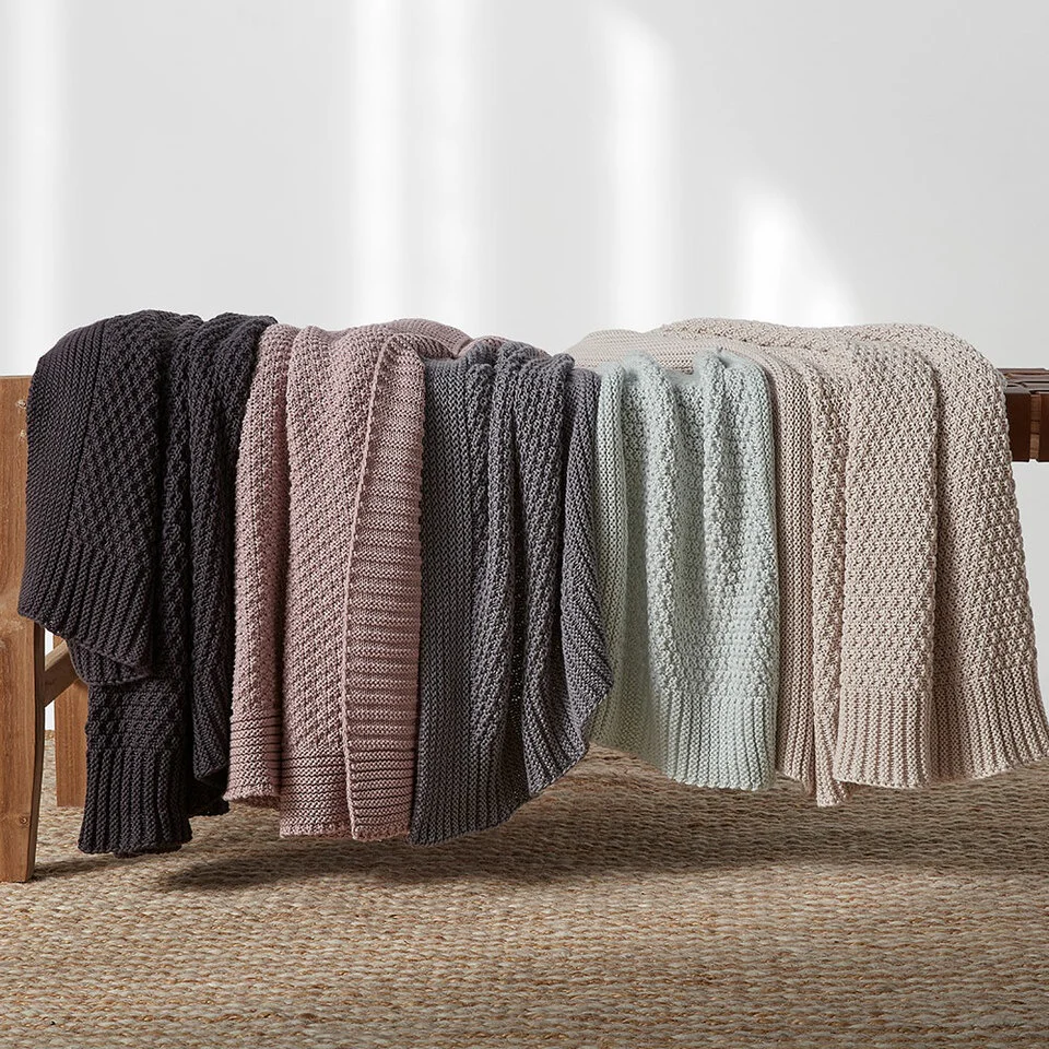 Soho Blanket Sea Foam