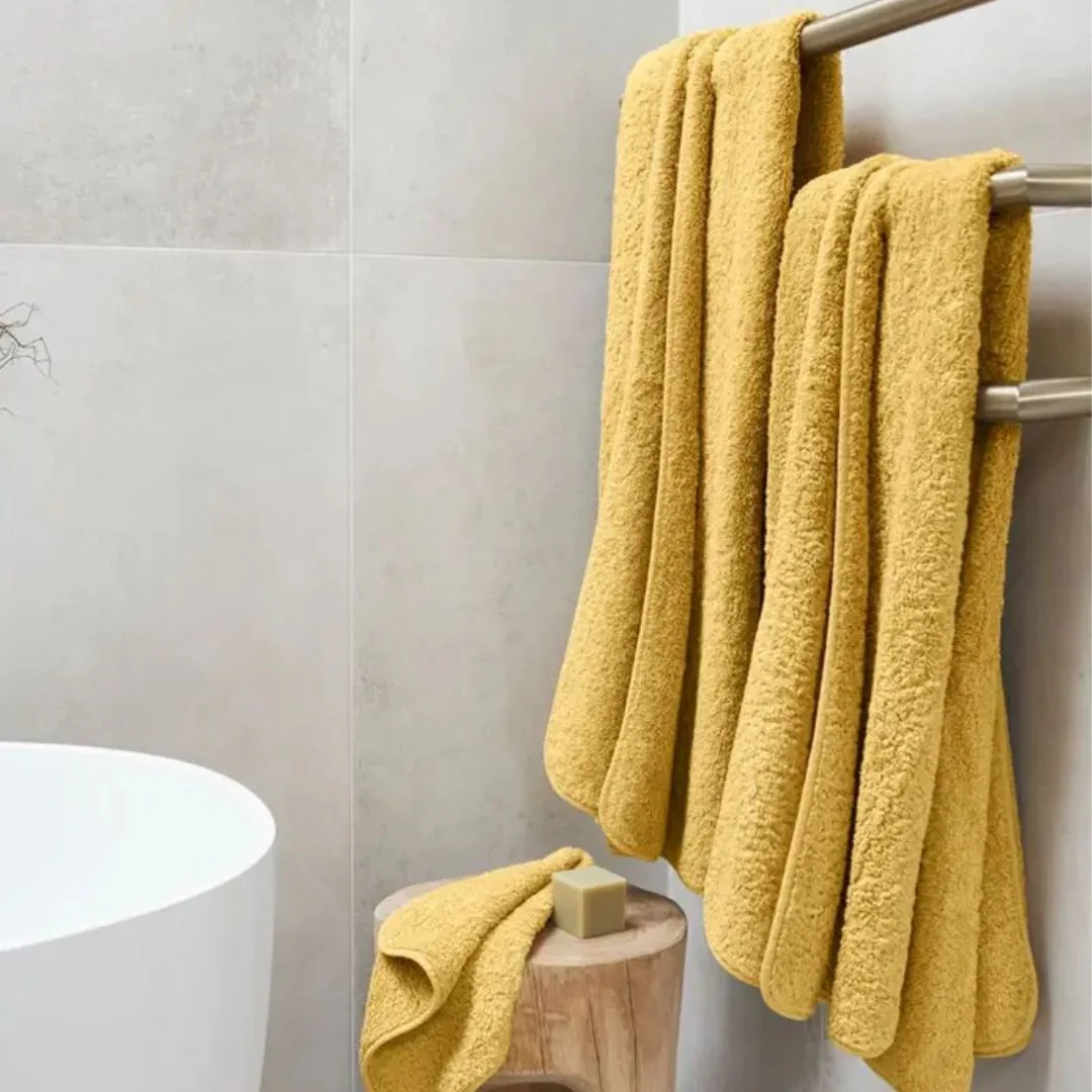 Super Pile Cotton Bath Towel - Gold