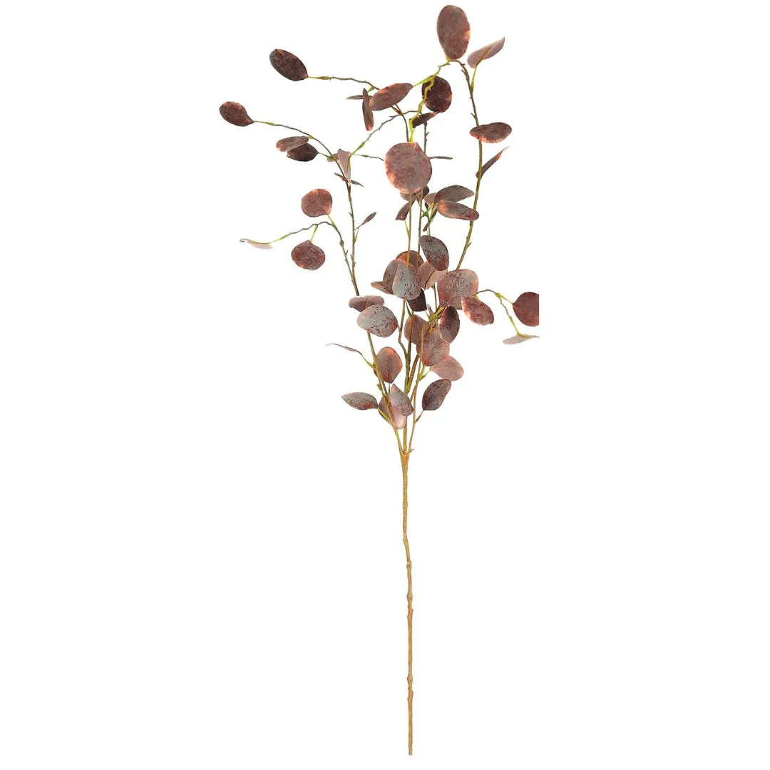 Tall Two Tone Eucalyptus - Burgundy/Grey - Image 2